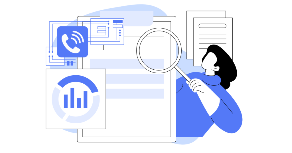 What the call report can show: Oki-Toki call log
