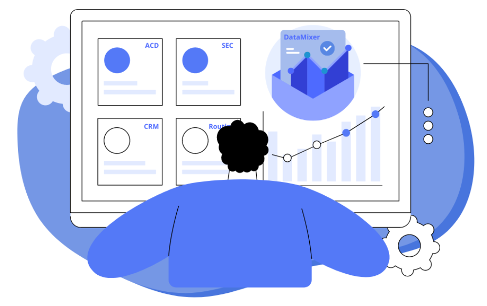 DataMixer: How to create a report for a call center?