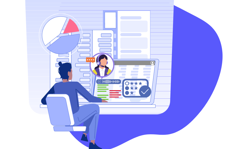 Multilingual transcript: speech analytics and conversation evaluation in a call center