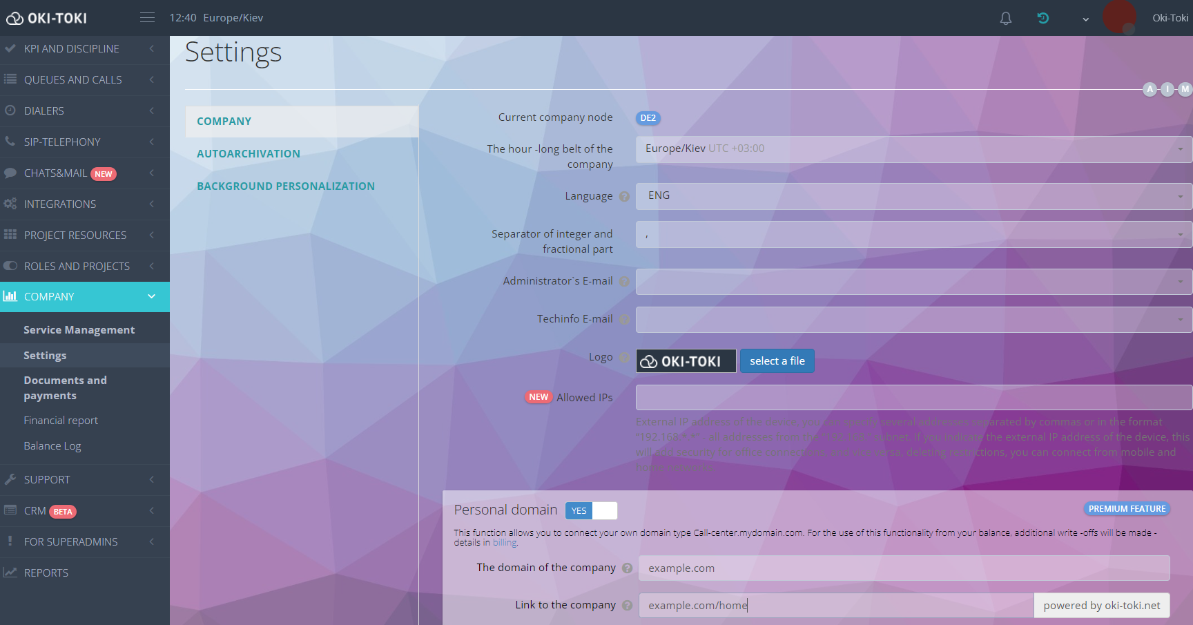 White Label с oki-toki