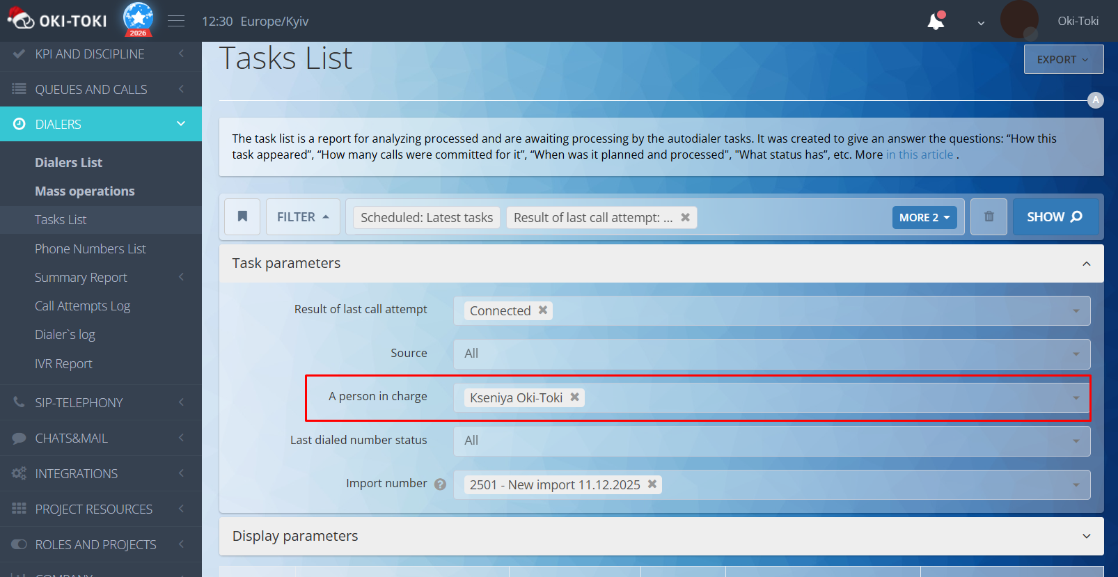 Choosing responsible