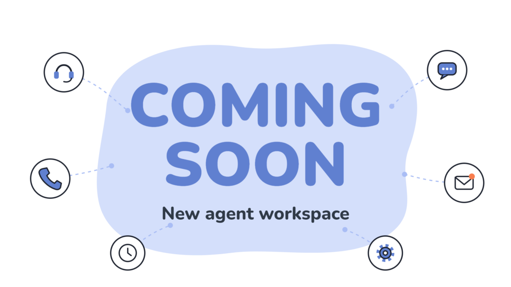 New agent workplace: calls and chats in one window
